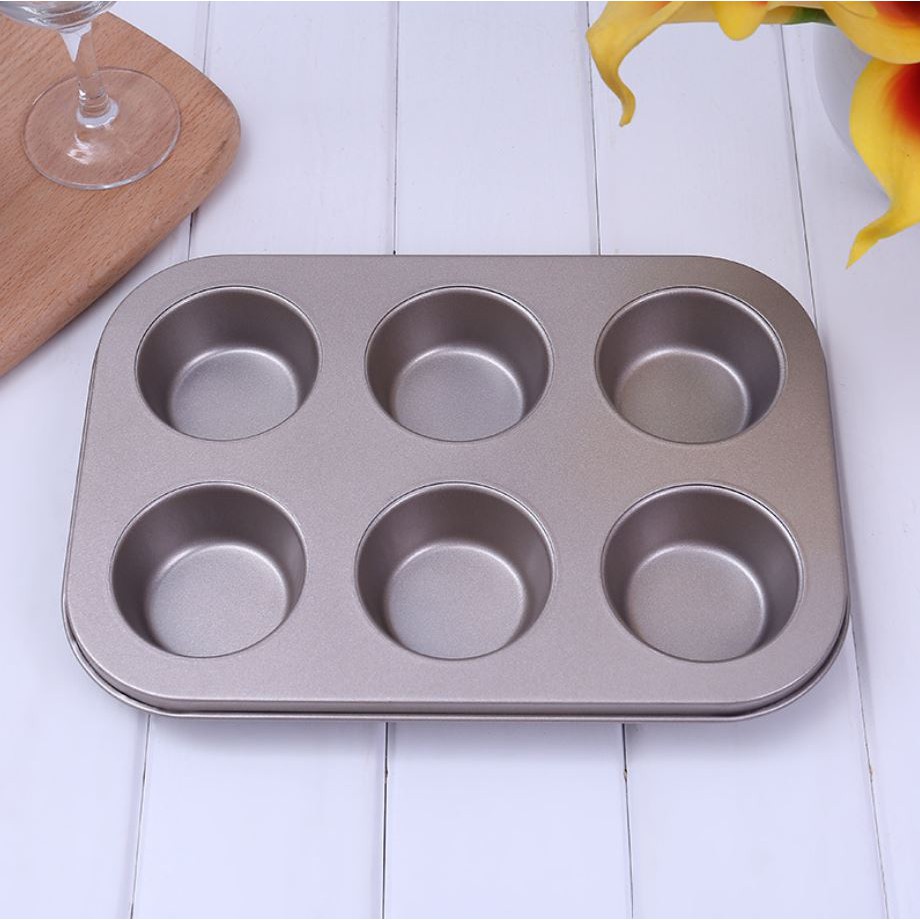 Khuôn Nướng Cupcake - Làm Bánh Muffin - Khuôn lỗ - Chống Dính GB243_3