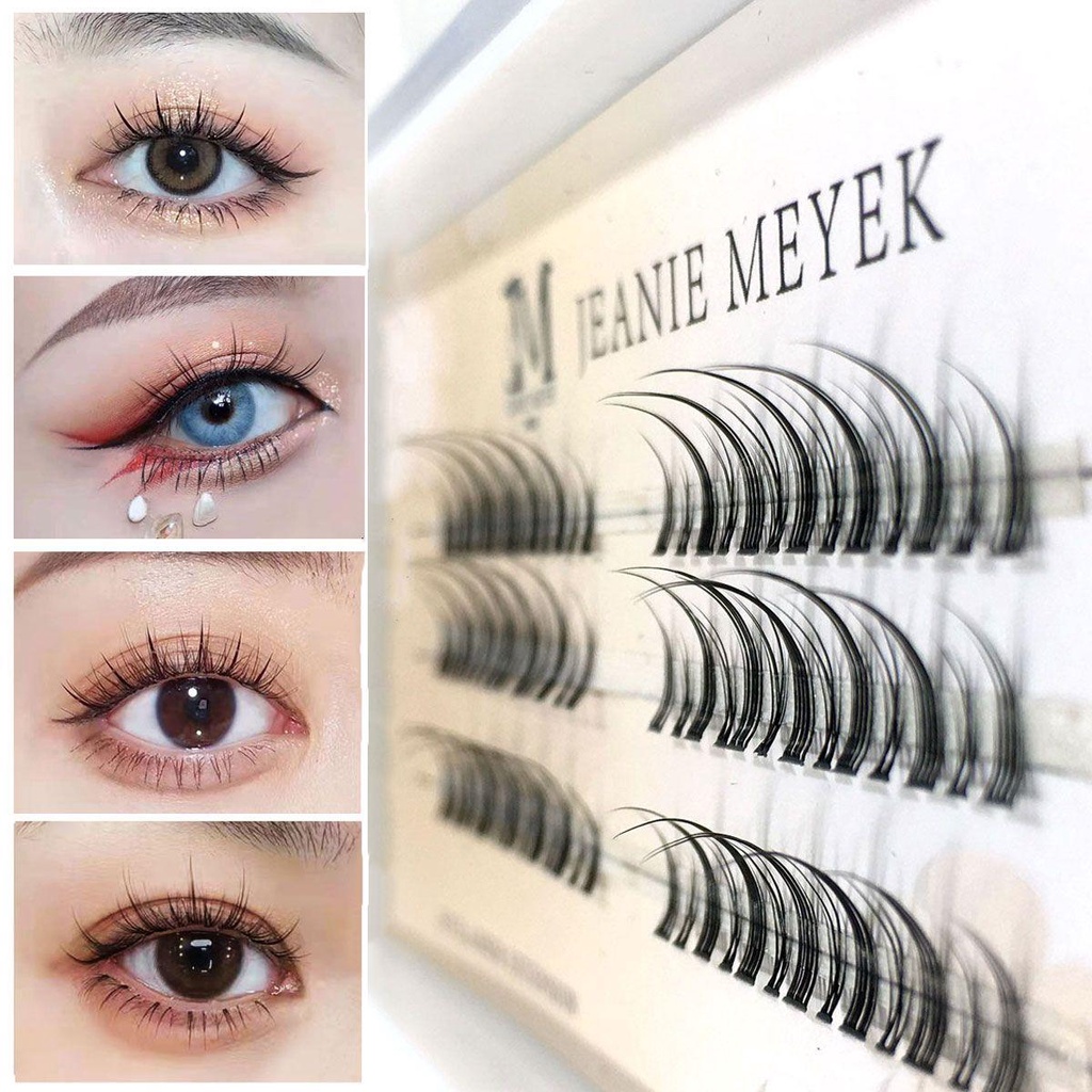 Set 78 Cụm Lông Mi Giả 8 / 10 / 12mm Hỗn Hợp Tự Nhiên