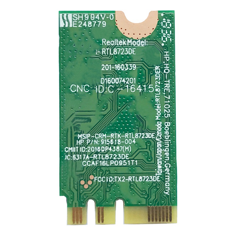 Thẻ Mạng Rtl8723De 246 G6 Bt 4.0 2.4g Sps 915619-001 / 915618-002 300m Cho Laptop Hp | BigBuy360 - bigbuy360.vn