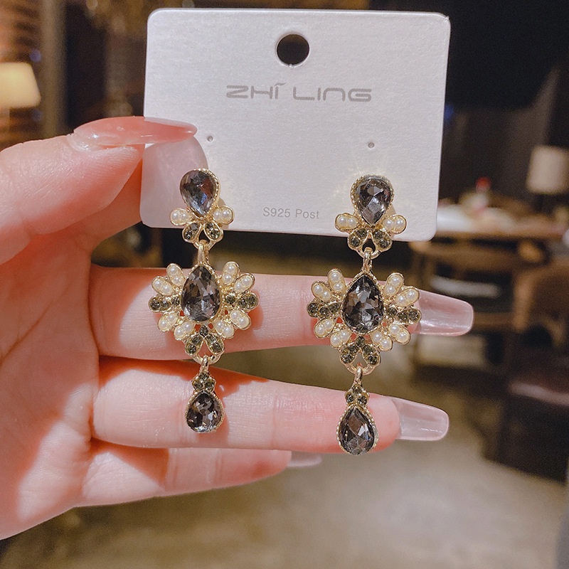 Khuyên Tai Ngọc Trai Trắng Thời Trang Hàn Quốc 2021