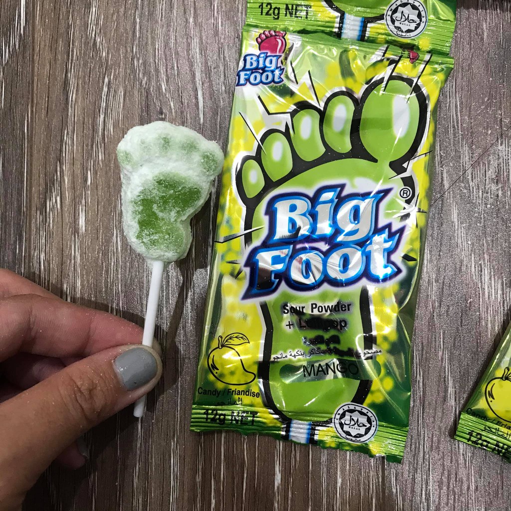 Kẹo Mút Bàn Chân (Kẹo Que Trái Cây) BIG FOOT - 1 Gói Lẻ