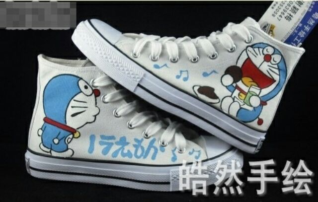 Giày Doremon cao cổ( ảnh thật shop chụp phía sau) | BigBuy360 - bigbuy360.vn