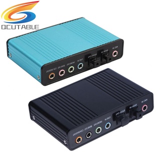 Thẻ âm thanh quang học usb 6 kênh 5.1 cho notebook/pc