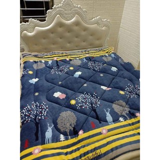 Chăn lông cừu dày ấm mềm nhẹ kích thước1m90x2m2