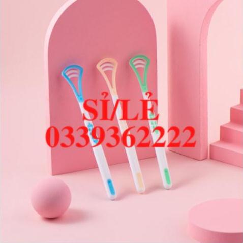 [ HAIANHSHOP ] Dụng cụ cạo lưỡi vệ sinh răng miệng chất liệu nhựa an toàn Duashop &gt;