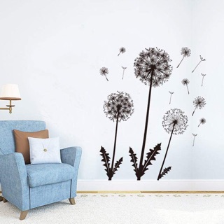 Decal dán tường hoa bồ công anh xinh