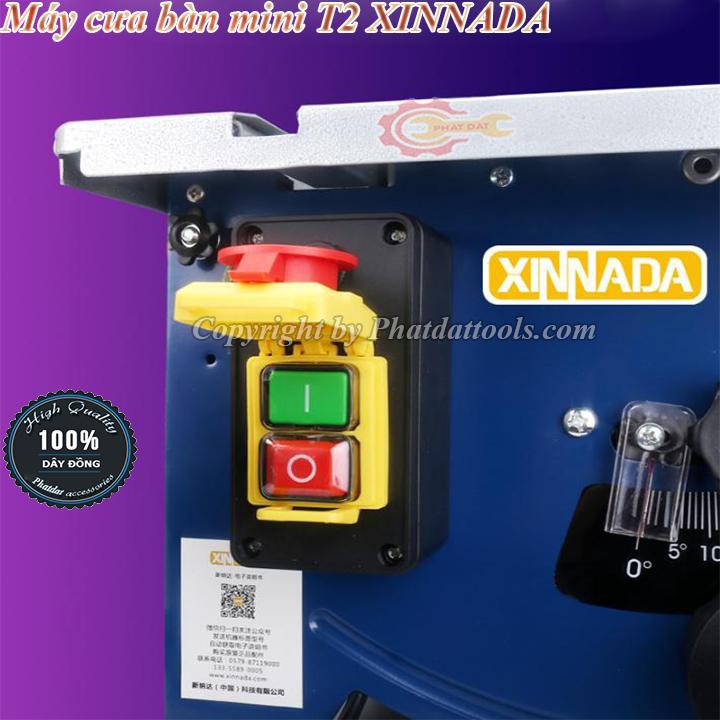 Máy cưa gỗ bàn mini XINNADA T2-Hàng nội địa chính hãng-Công suất khủng 1800W-Bảo hành 6 tháng.