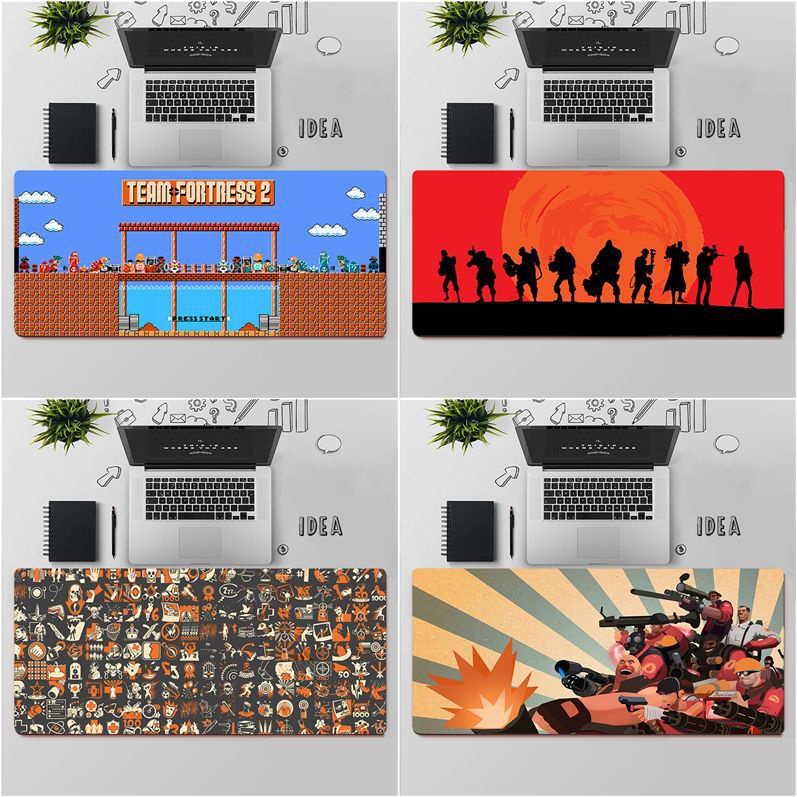 Team Fortress 2 Laptop Chơi Game Miếng Lót Chuột Lớn Bàn Phím Thảm