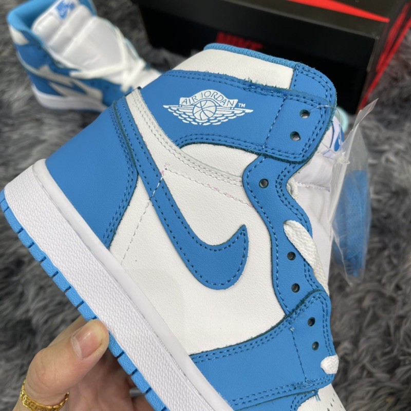 Giầy thể thao mid unc university xanh trắng cao cổ mới HOT (ảnh thật + full size)