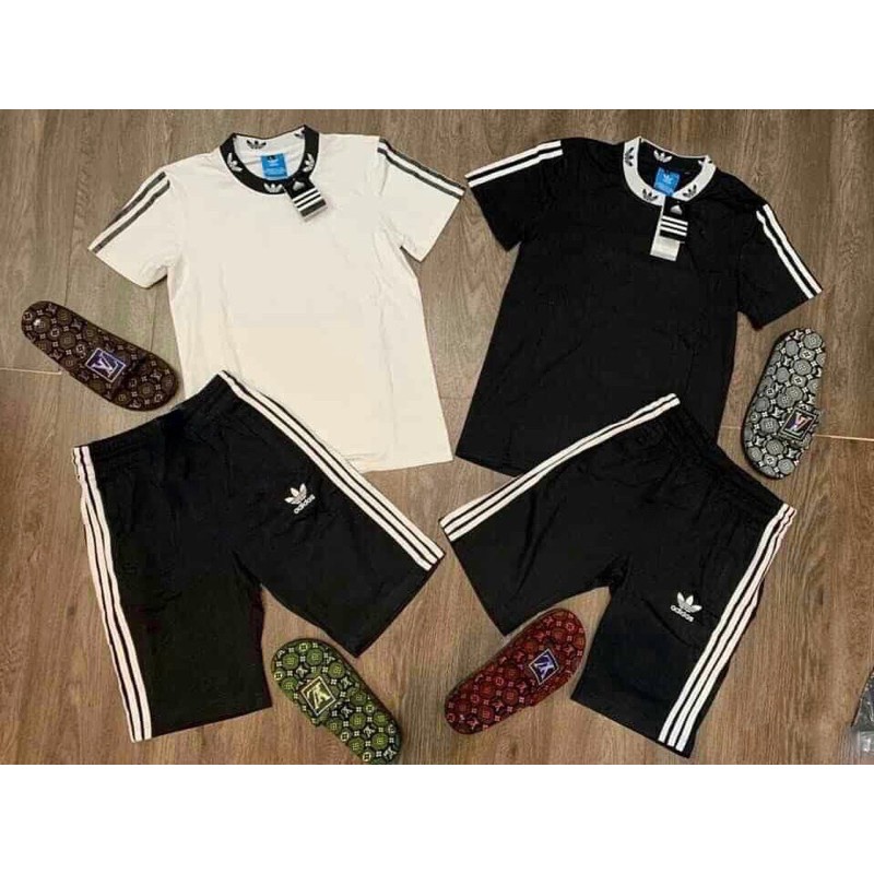 Miễn phí ship-  Bộ Quần Áo thun nam siêu hot phối viền phối màu thanh lịch | BigBuy360 - bigbuy360.vn