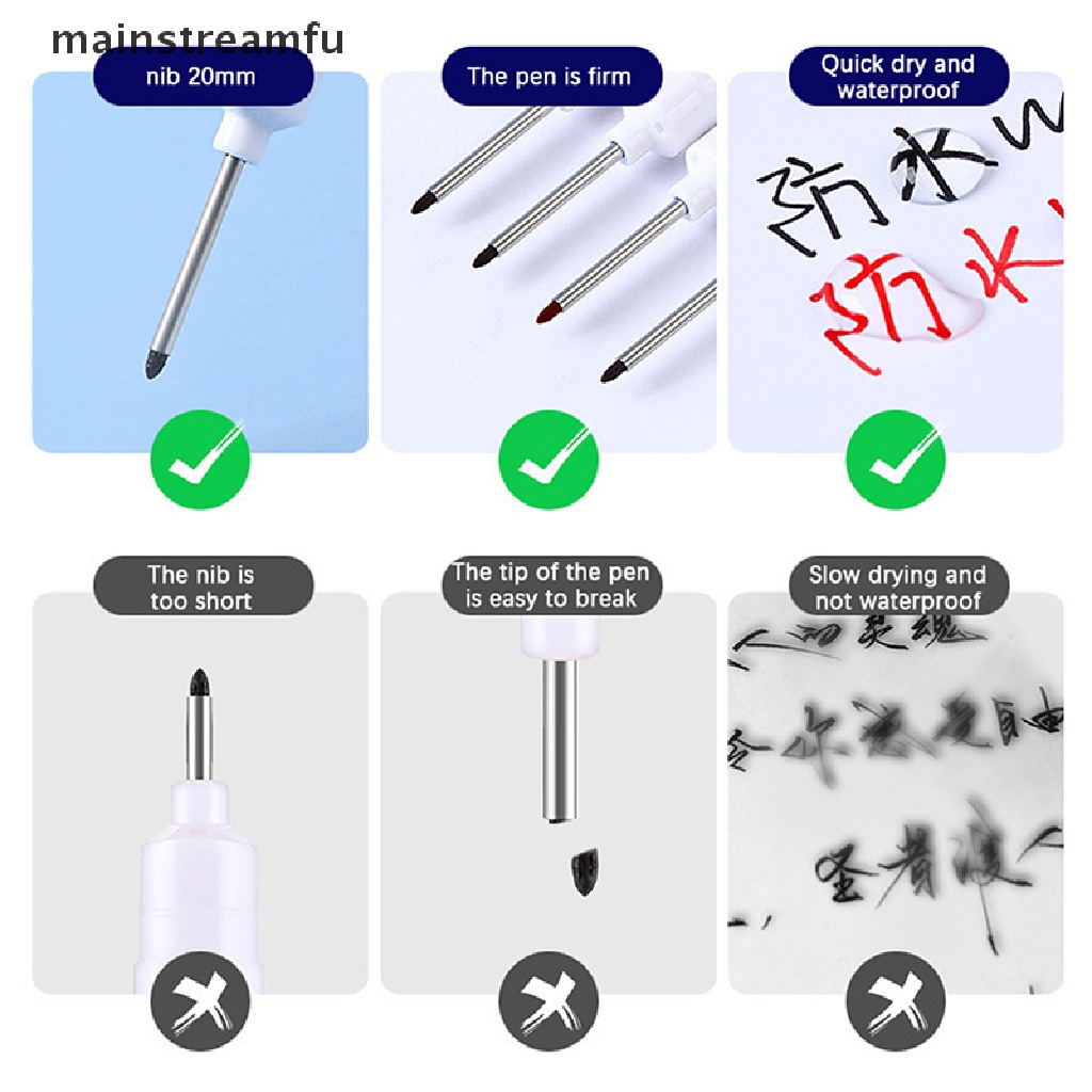 Bút Đánh Dấu Lỗ Dài Đa Năng Trang Trí Nhà Tắm / Gỗ Mới