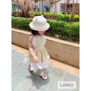 Yếm tim vàng Lennco cho bé gái(7-13kg)