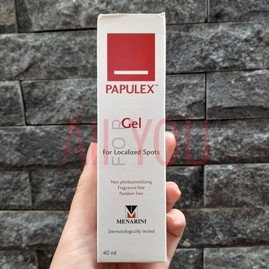 [CHÍNH HÃNG] [DATE 8/2023] PAPULEX Gel For Localized Spots 40mL - Gel Dưỡng Làm Giảm Mụn Trứng Cá, Mụn Nội Tiết Tố.