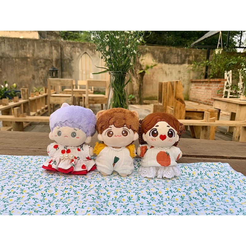 Outfit for doll bộ liền cute cho doll 20cm và 15cm