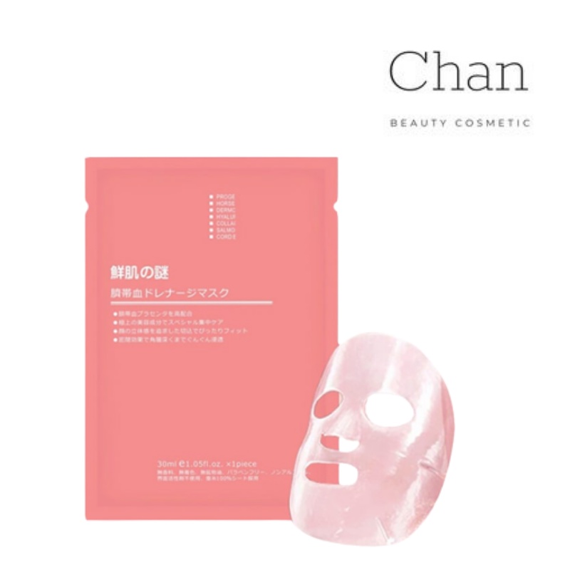 Mặt nạ nhau thai cừu cuống rốn tế bào gốc Nhật Bản Rwine Beauty - Chan beauty cosmetic