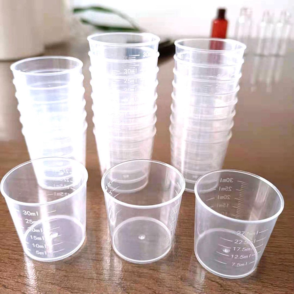 Cốc Đong Thuốc Bằng Nhựa Trong Suốt Tiện Dụng