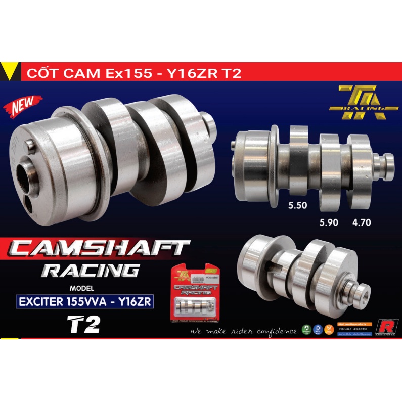 Cốt cam độ EXCITER 155 EX155 VVA / Y16ZR / R15V3 TA racing - CAM ĐỘ EX155