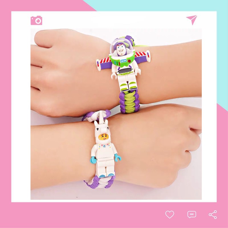 Vòng tay paracord Minifigures các nhân vật non lego V8