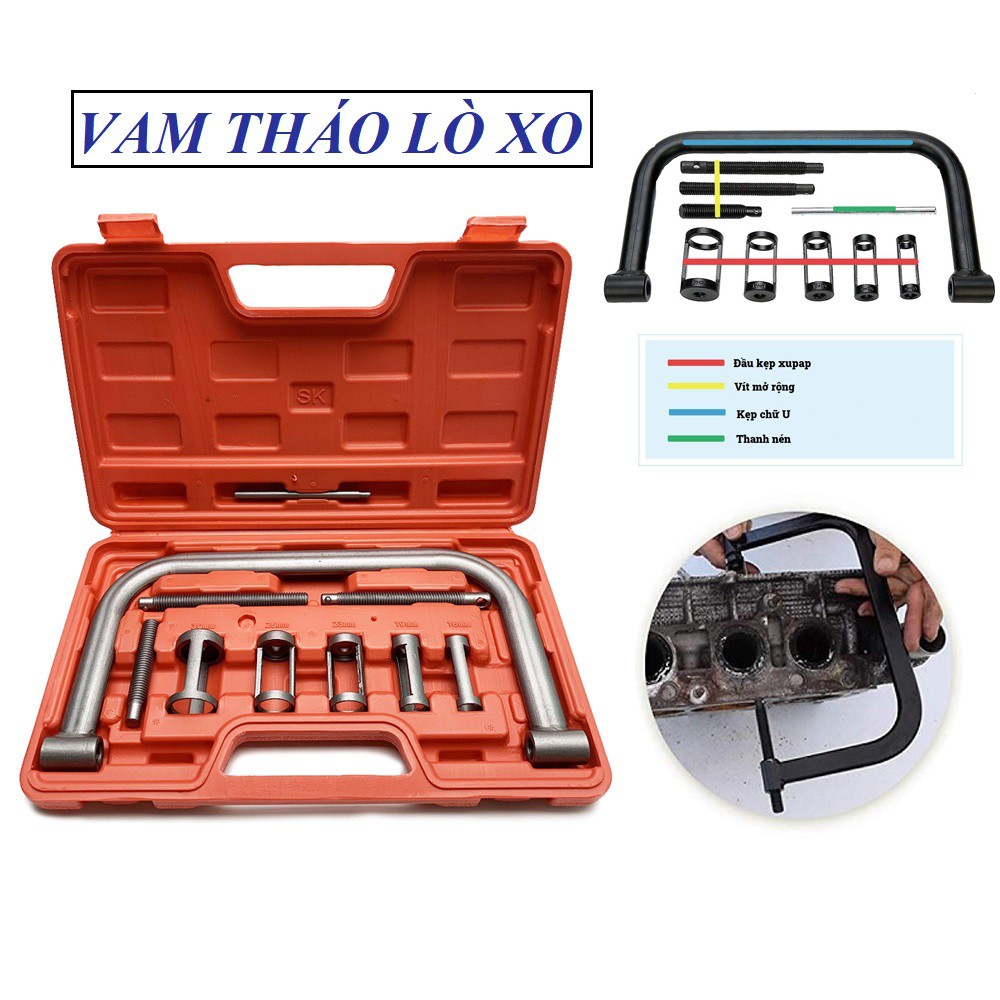Bộ vam tháo lò xo xupáp động cơ xe hơi, ô tô