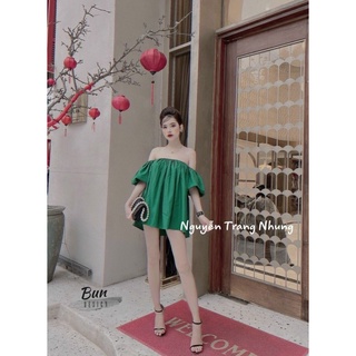 áo trễ vai tay bồng