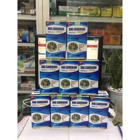 DHA CANXIBONE GOLD-Canxi d3k2 giúp phát triển chiều cao,bổ sung canxi người bị loãng xương tê bì chân tay Nhập Khẩu M