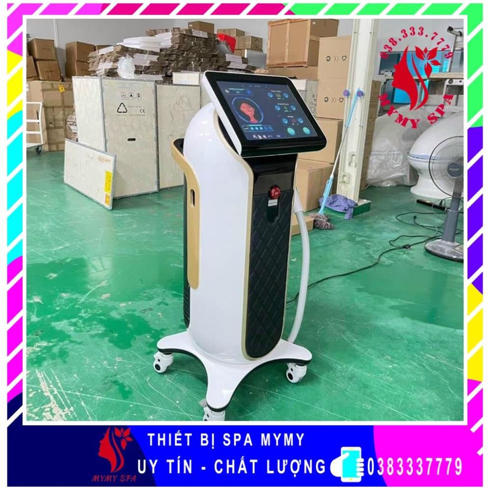 Máy triệt lông spa mới nhất Diode Laser AMERICAN bọc da cao cấp 2022