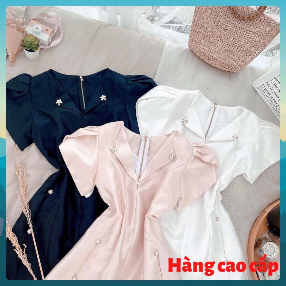 (Hàng cao cấp) Đầm dạo phố dáng xòe cổ V - Bee Dress | BigBuy360 - bigbuy360.vn