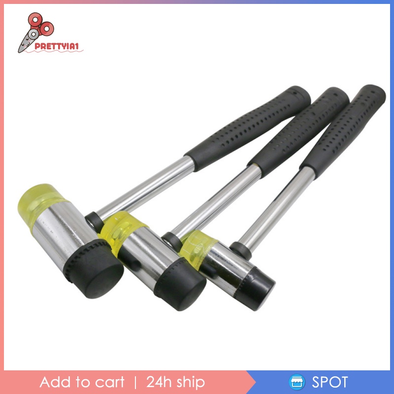 Búa Hai Đầu Cao Su Prettyia1 Kích Thước 30mm Chuyên Dụng Sửa Chữa Nội Thất