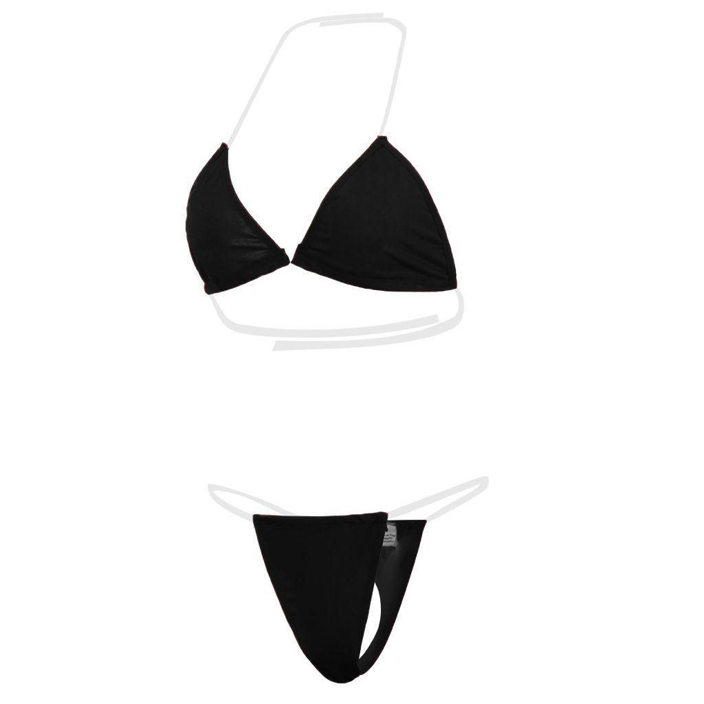 Bộ Bikini Dây Trong Suốt Kiểu Dáng Quyến Rũ Cho Nữ