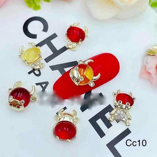 Đá hình trâu gắn móng tết con trâu