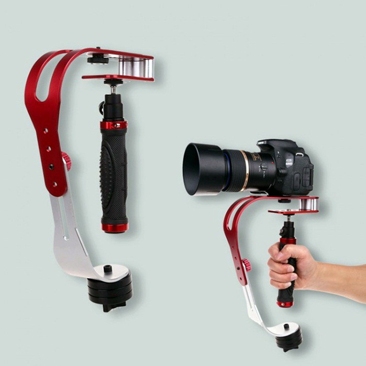 Tay cầm quay phim chống rung  cho camera và điện thoại