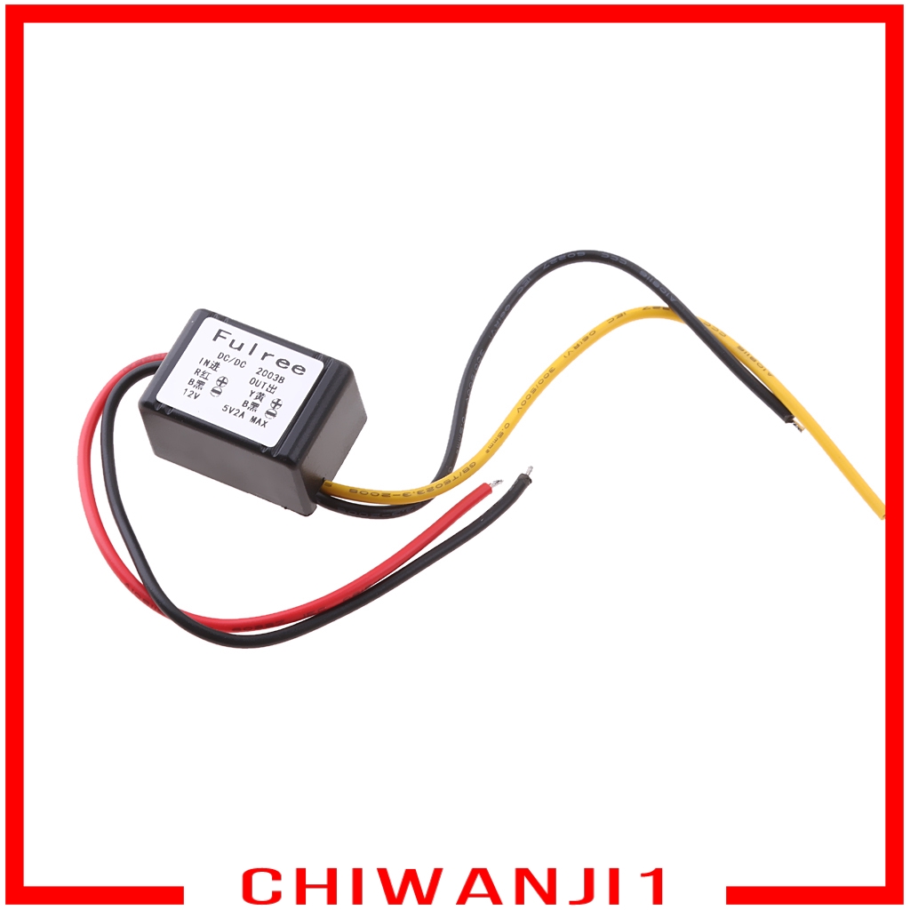 Bộ Chuyển Đổi Nguồn Dc-Dc 12v (8-20V) Sang 5v 2a Cho Xe Ô Tô Tiện Dụng