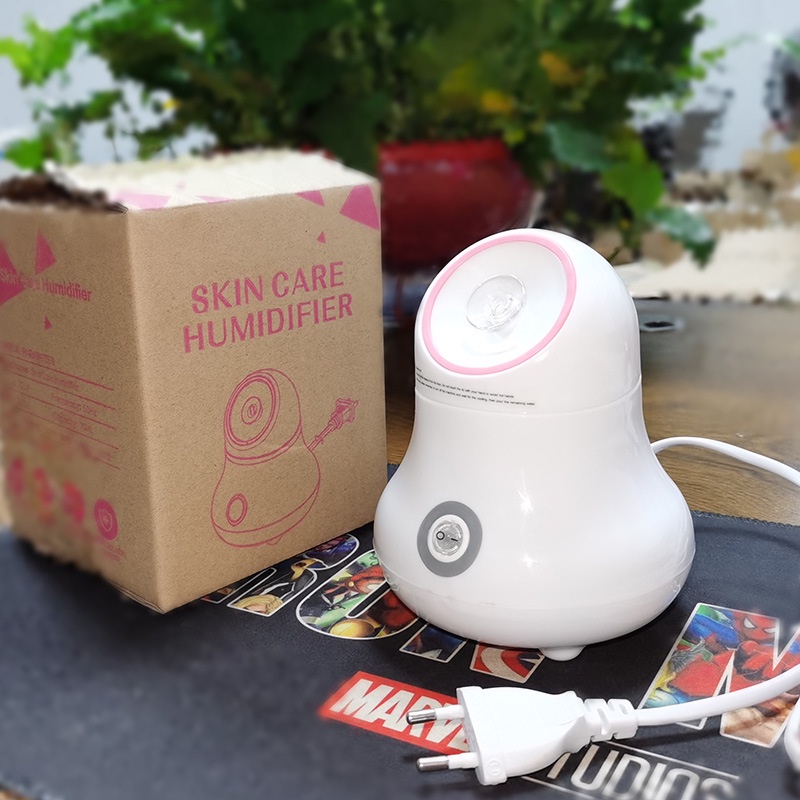 PVN48298 Máy xông mặt hoa quả trái bầu, phun hơi nóng xông tinh dầu xả chanh, xông mũi, máy làm nóng nhanh Giá Rẻ