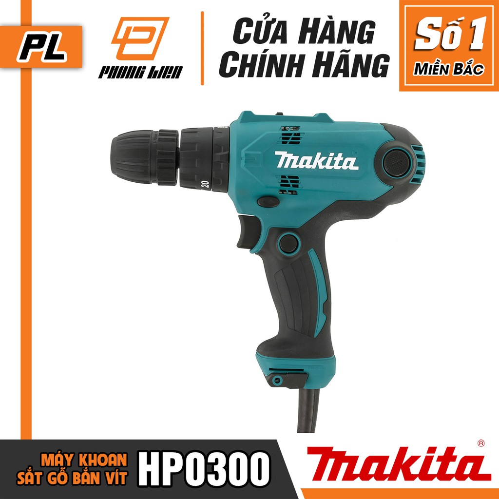 Máy Khoan Động Lực Vặn Vít Makita HP0300 (10MM-320W) - Hàng Chính Hãng