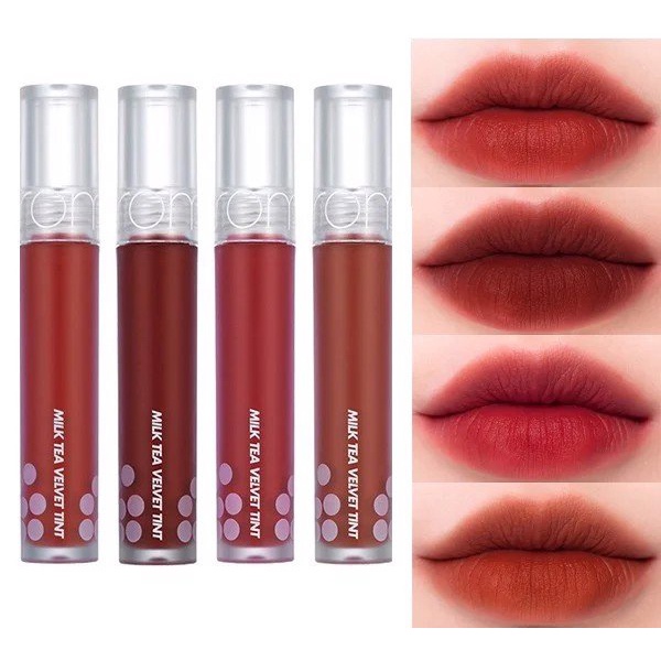 [HOT NEW 2020] Son Kem Lì Mịn Lấy Cảm Hứng Từ Trà Sữa - Romand Milk Tea Velvet Tint