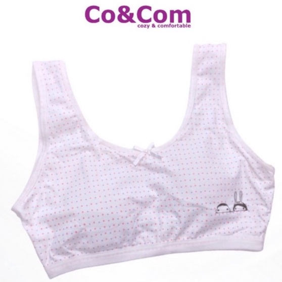 Áo Lá Học Sinh Cho Bé Gái 35-43 Kg Cotton Co&amp;Com AL01109 2 Lớp Có Đệm Mỏng Thoáng Khí Thấm Hút Tốt