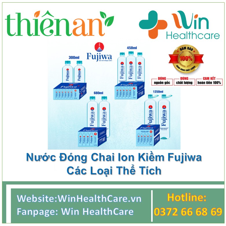 Nước Uống Ion Kiềm FUJIWA Online - NPP Thiên An - Cam Kết Hàng Chính Hãng 100%