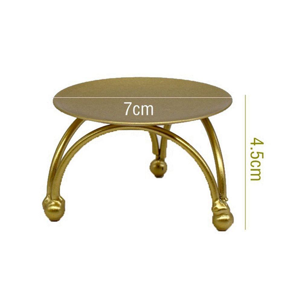 YIYU Chân Nến Tròn Bằng Sắt Lãng Mạn Trang Trí Nhà Cửa