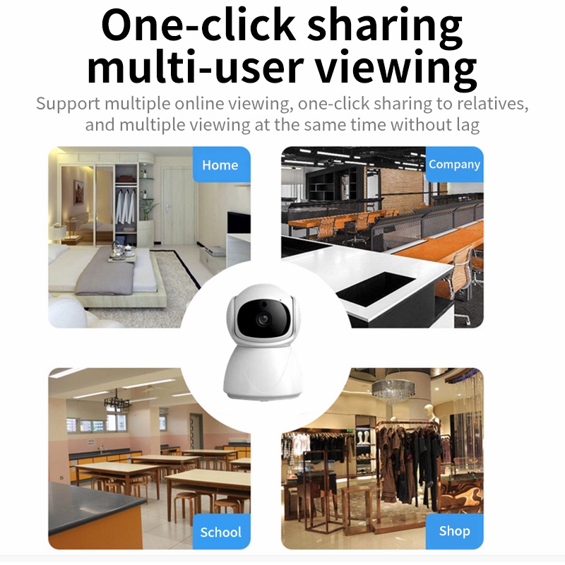 Camera 5G / 2.4G băng tần kép 2MP 1080P trong nhà PTZ xoay 360 độ không dây WIFI CCTV IP
