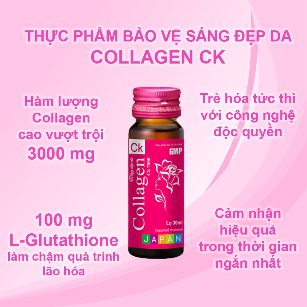 Collagen CK 7000 giúp da k bị lão hóa (50ml x 7 chai)