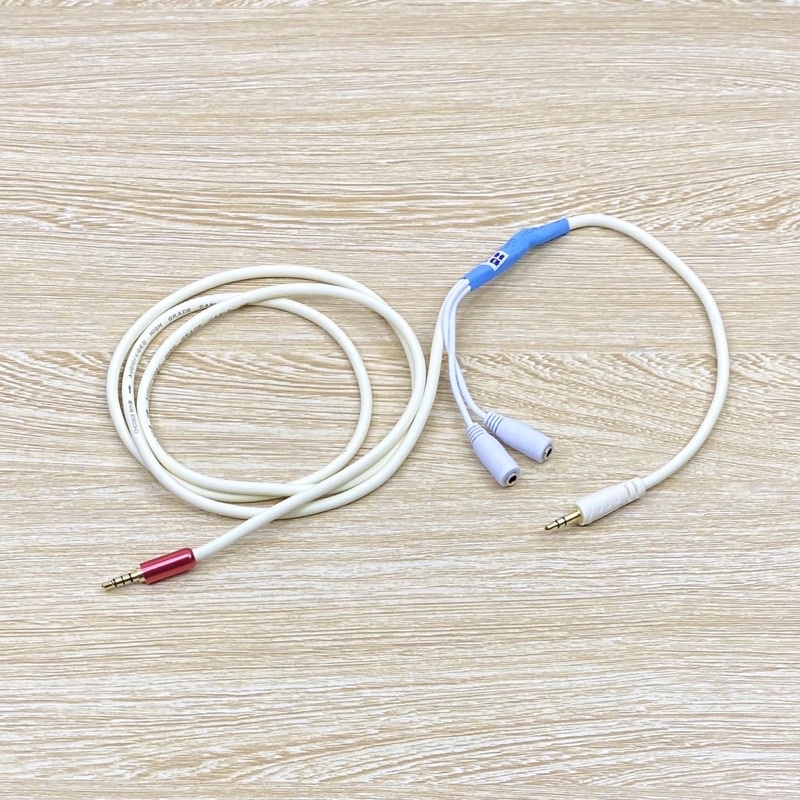 Dây Livestream Chế Cho Ra 2 Cổng Tai Nghe Dùng Cho Mic C7, C11, C16, C25, C28 Sound C ard K10, icon pro H9, K300 K500 vv