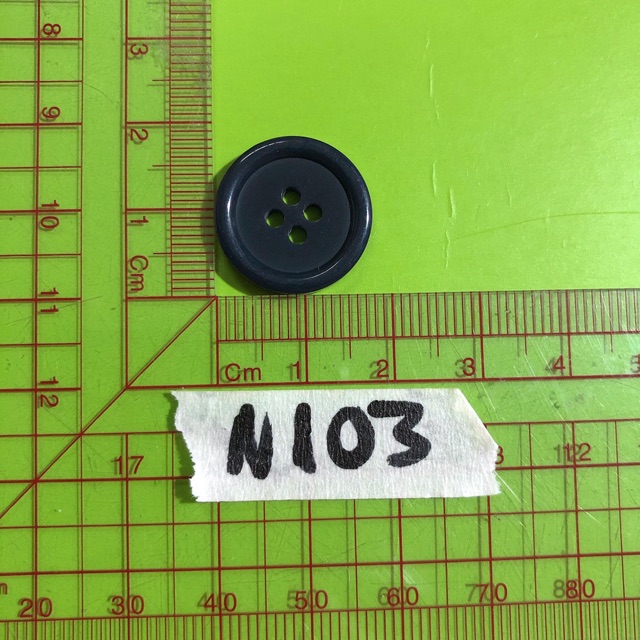 Combo 10 nút áo Đen N101-N104