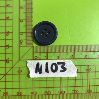 Combo 10 nút áo Đen N101-N104 (phụ kiện may vá, trang trí quần áo,Handmade,DIY)