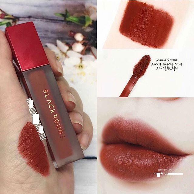 [1 - 7] [33 - 37] Sẵn màu 12 Son Kem Lì Black Rouge Air Fit Velvet Tint Version 7 - Velvet Crown | BigBuy360 - bigbuy360.vn
