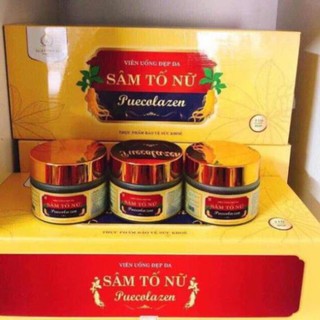 (hộp 3 lọ) Sâm tố nữ Tem điện tử hàng chuẩn công ty [CHUẨN AUTHENTIC]
