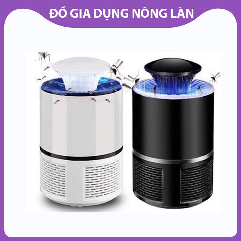 Đèn Bắt Muỗi, Hình Trụ, Cắm Cổng USB Thông Minh trắng, đenNL shop