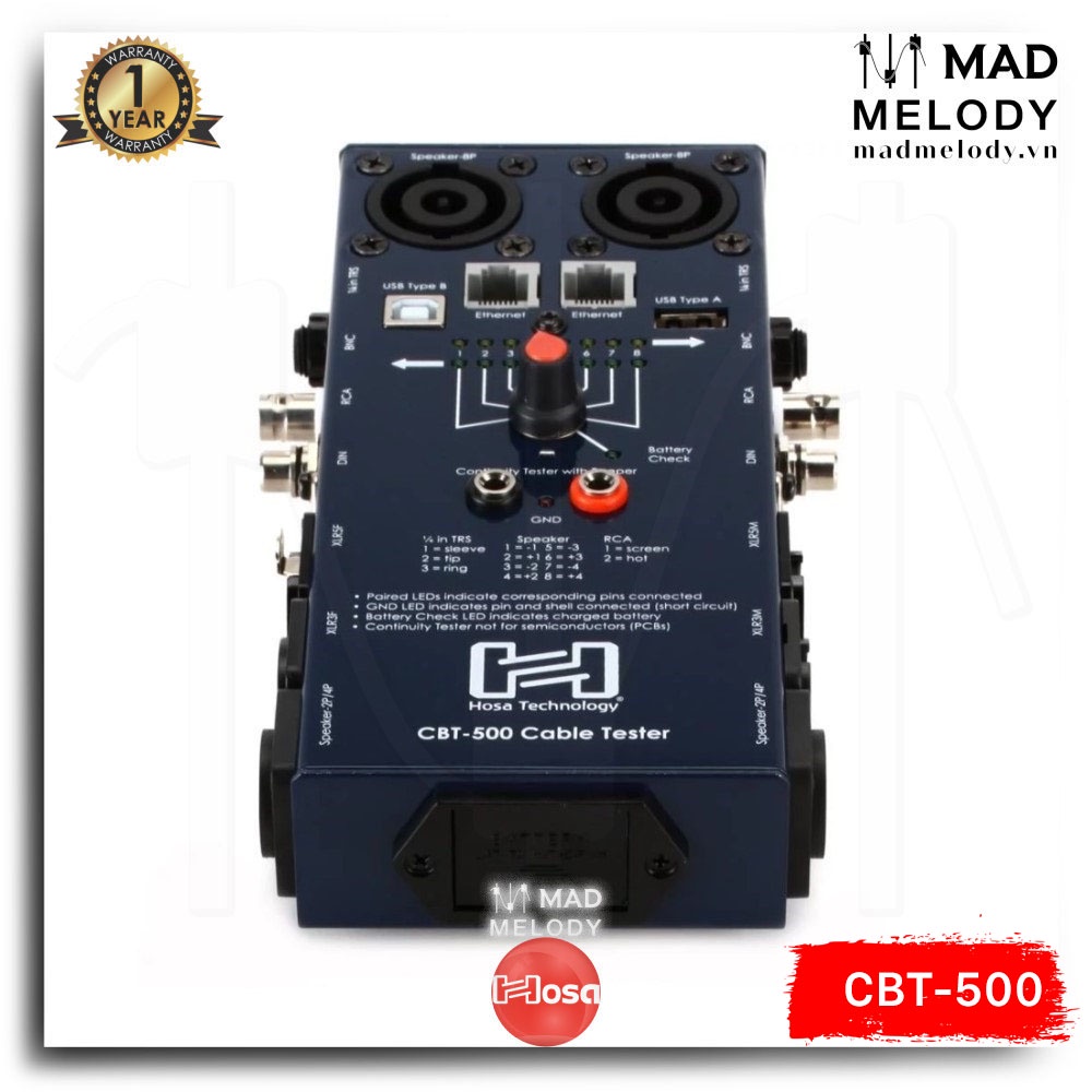 Hosa Audio Cable Tester CBT-500
