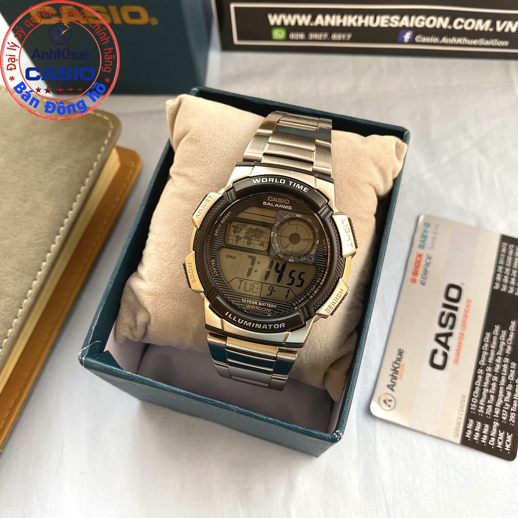 Đồng hồ nam Casio AE-1000 AE-1000W-1A3 AE-1000W-1B AE-1000W-2A AE-1000W-3A AE-1000W-