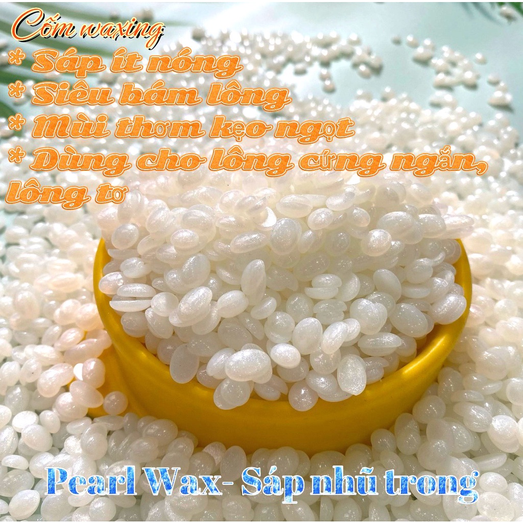 [Ngọc Trai - Sáp wax cao cấp] 100gr sáp wax lông ngọc trai South Fin tặng que gỗ