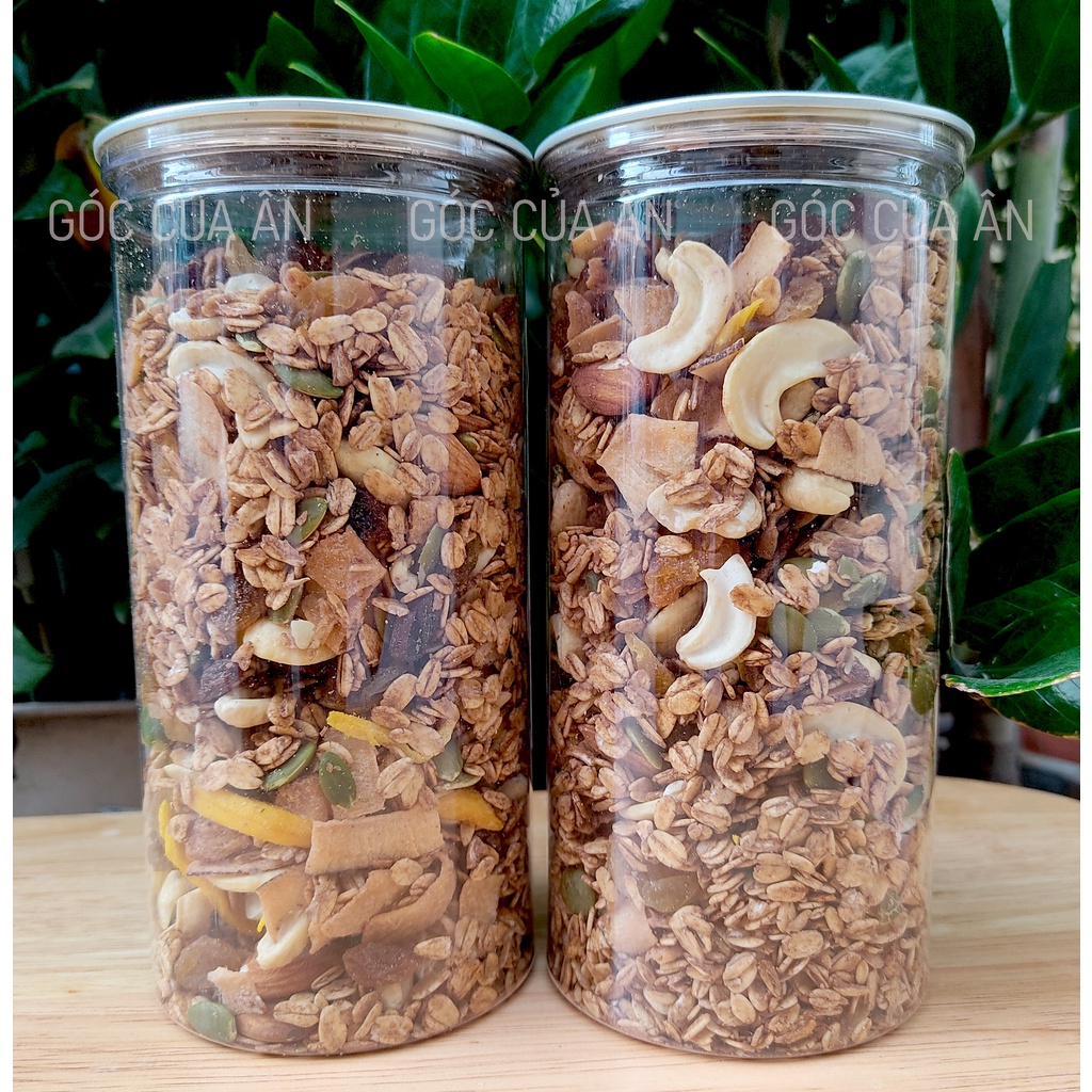 NGŨ CỐC ĂN KIÊNG VỊ SOCOLA 50% yến mạch - GRANOLA VỊ CHOCOLATE 500gr